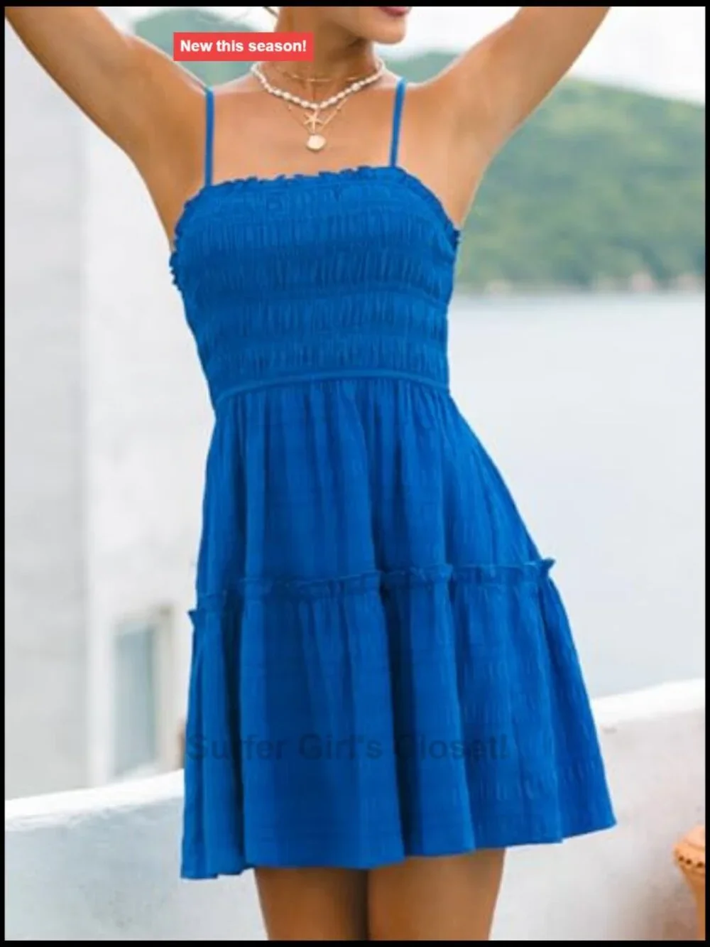 N/A smocked mini